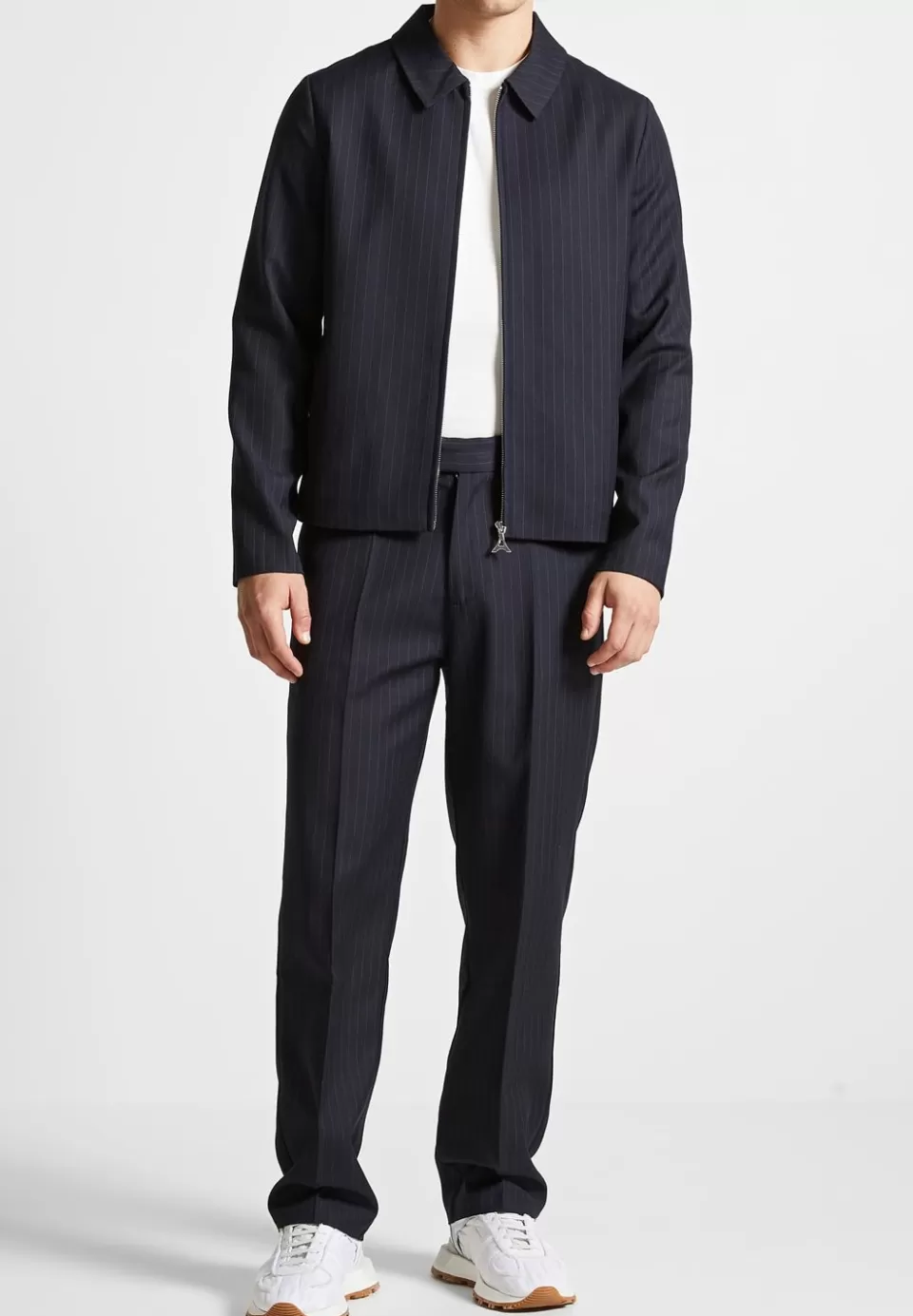 Manière De Voir Pinstripe Tailored Trousers>Man Formal Trousers