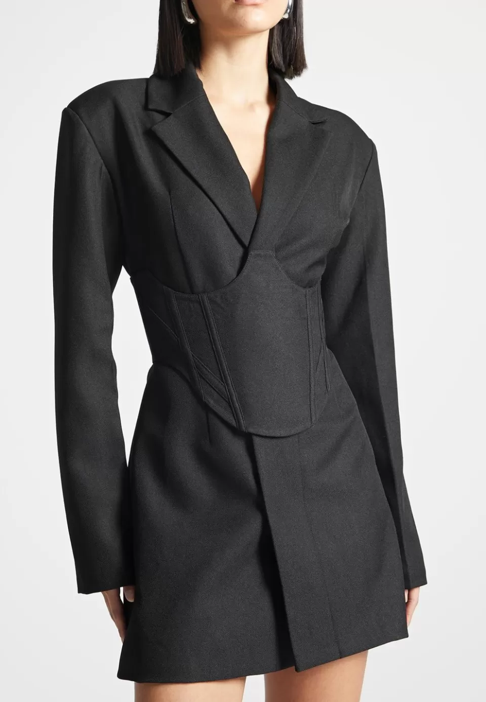 Manière De Voir Tailored Blazer Dress With Reversible Corset>Woman Dresses