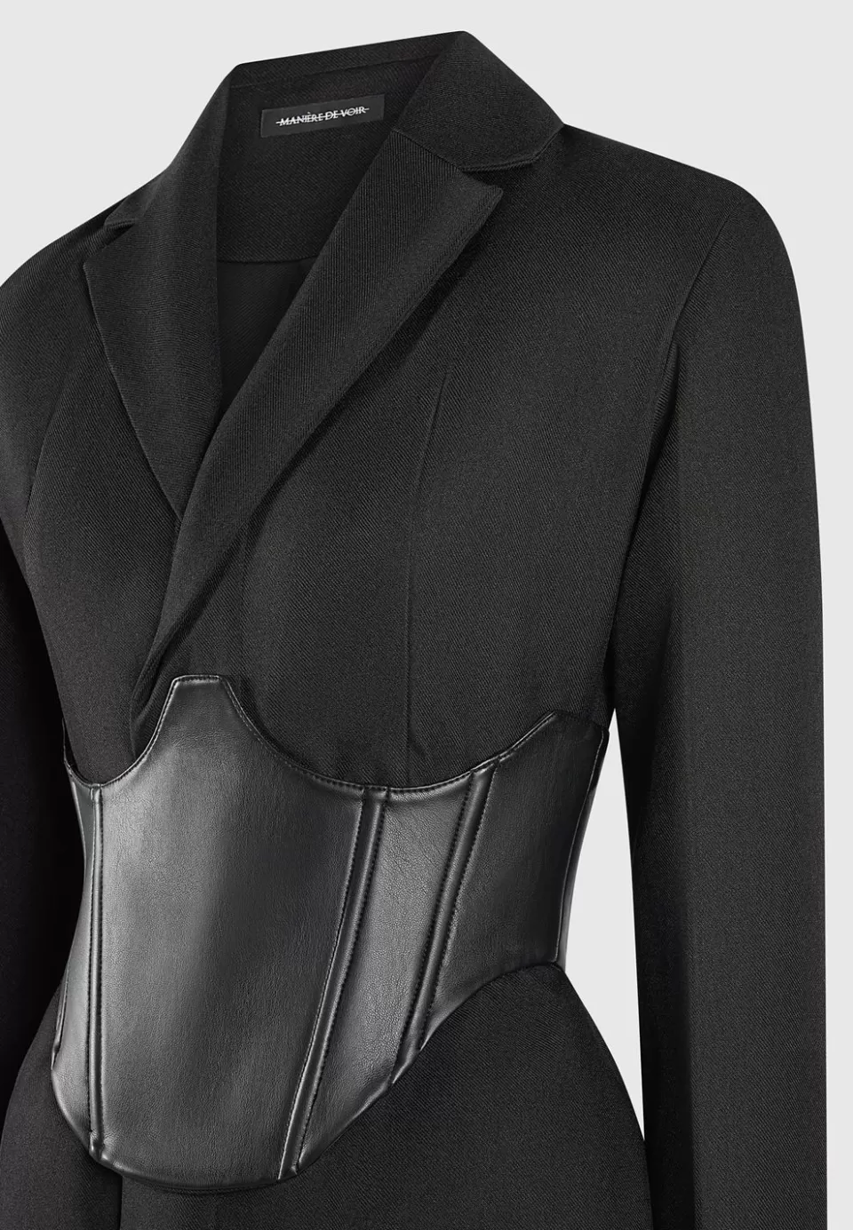 Manière De Voir Tailored Blazer Dress With Reversible Corset>Woman Dresses