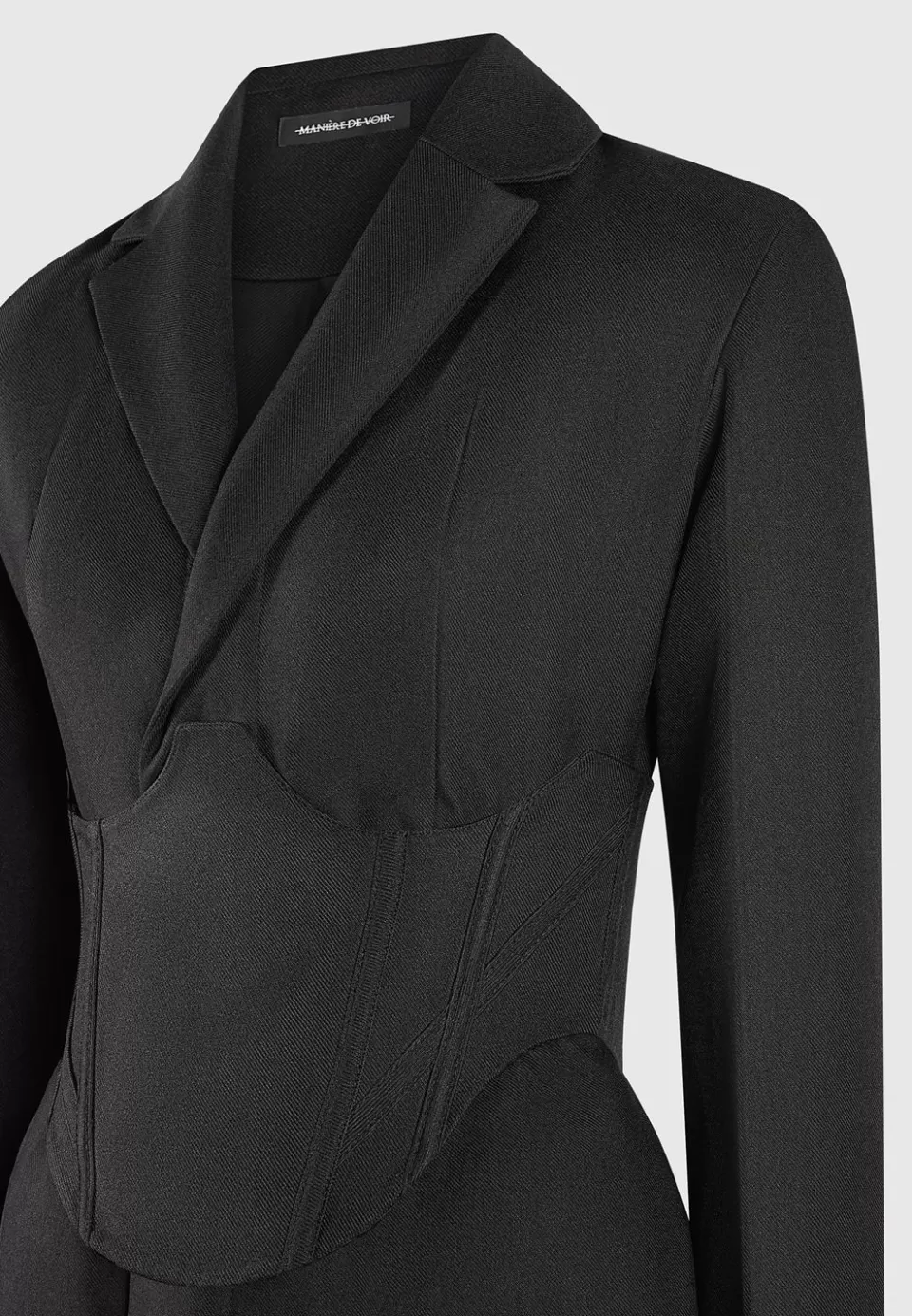 Manière De Voir Tailored Blazer Dress With Reversible Corset>Woman Dresses