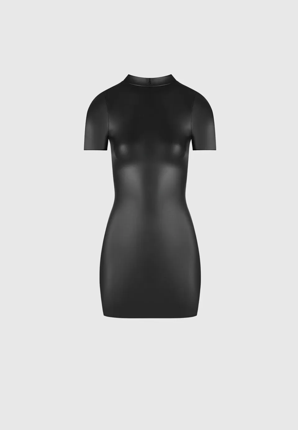 Manière De Voir Vegan Leather Bodycon Dress With Gloves>Woman Dresses