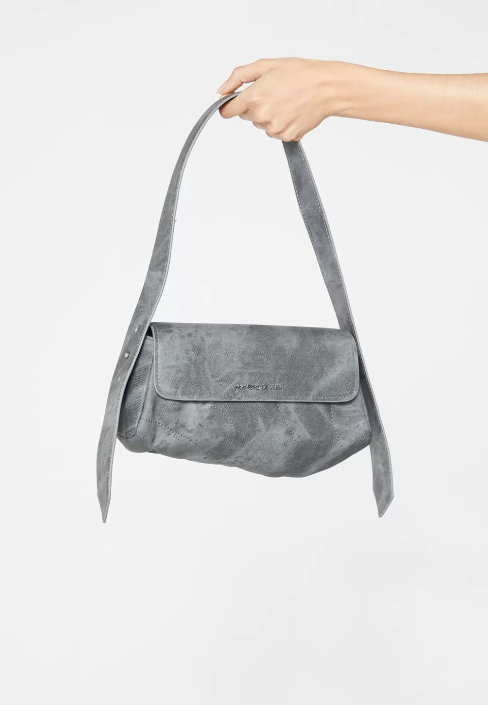 Manière De Voir Vintage Marble Leather Bag - Washed>Woman Bags