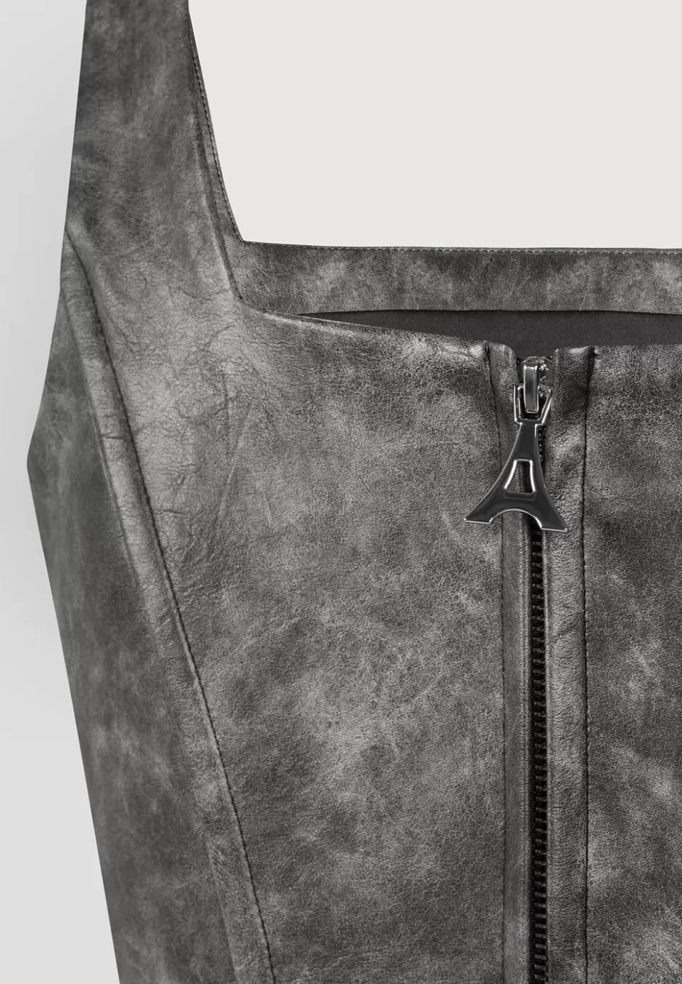 Manière De Voir Vintage Vegan Leather Corset Top>Woman Tops & T Shirts
